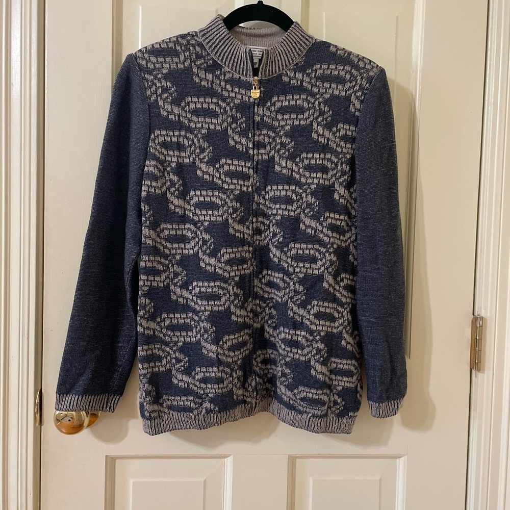 St. John Sport by Marie Gray Full Zip Sweater Size P 2